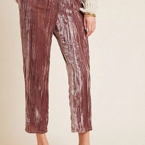 Tina + Joe Josephine Velvet Tapered Pants